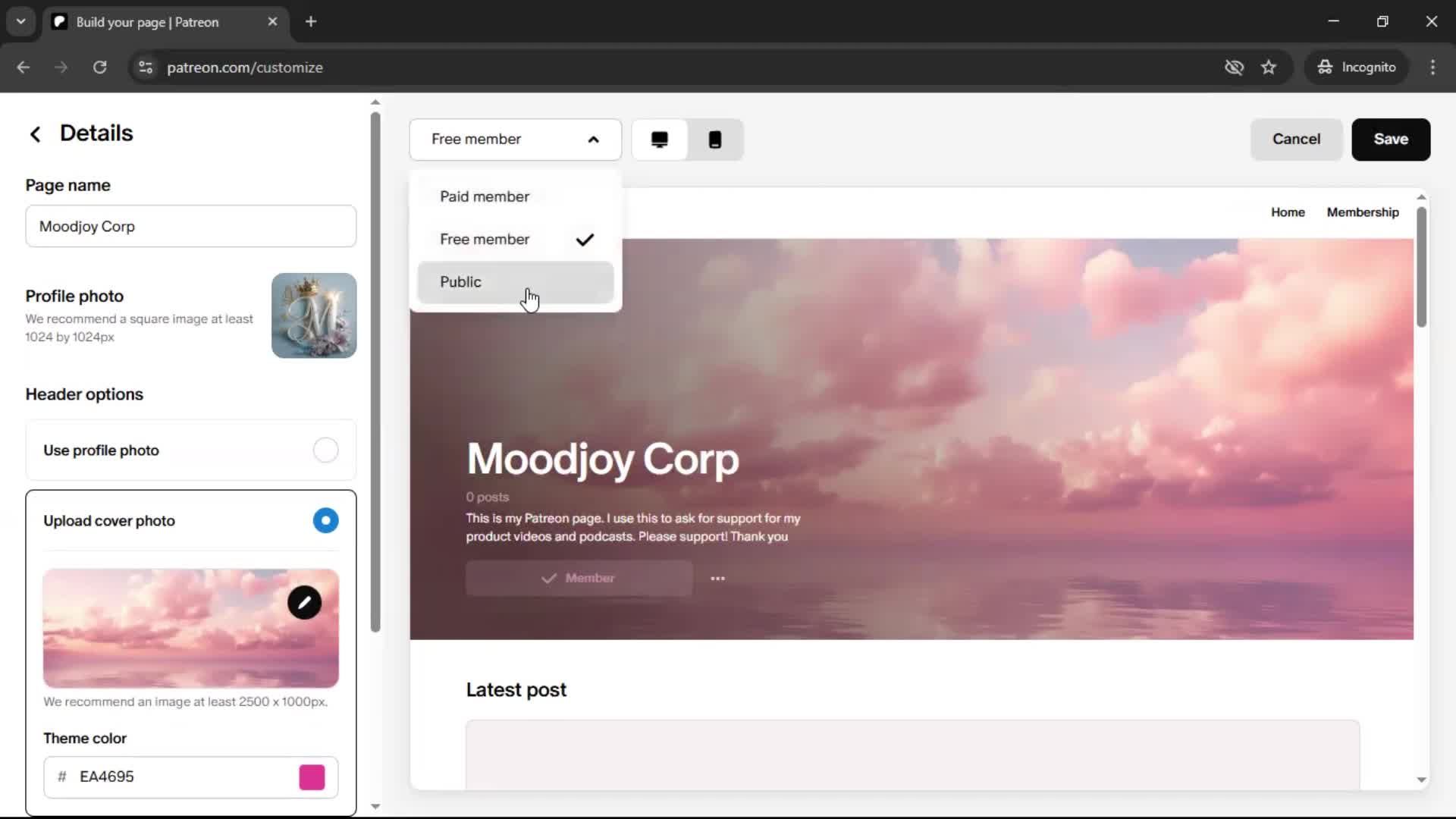 Onboarding screenshot