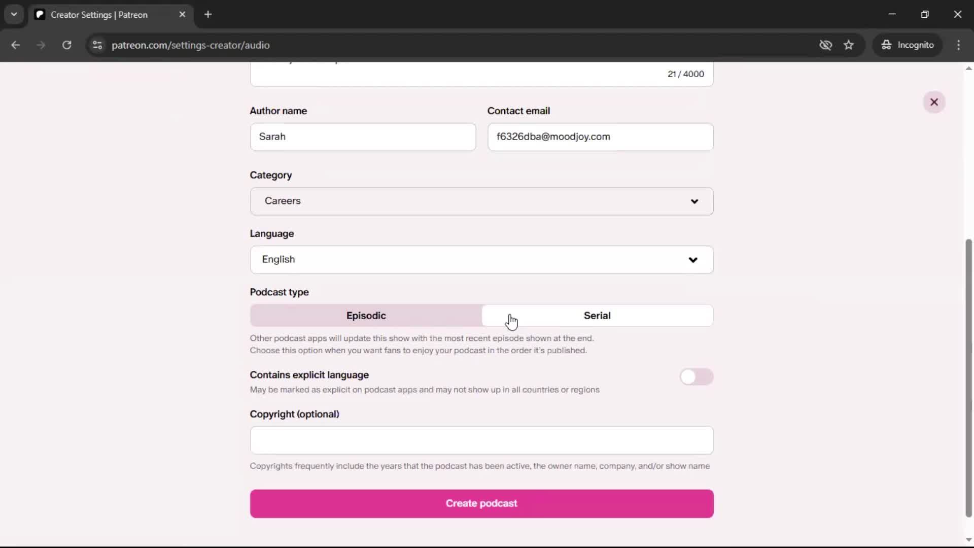Onboarding screenshot