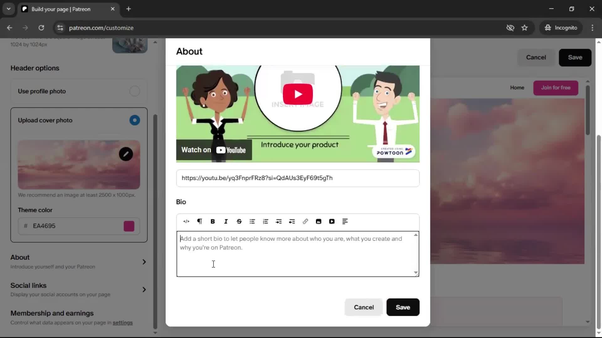 Onboarding screenshot