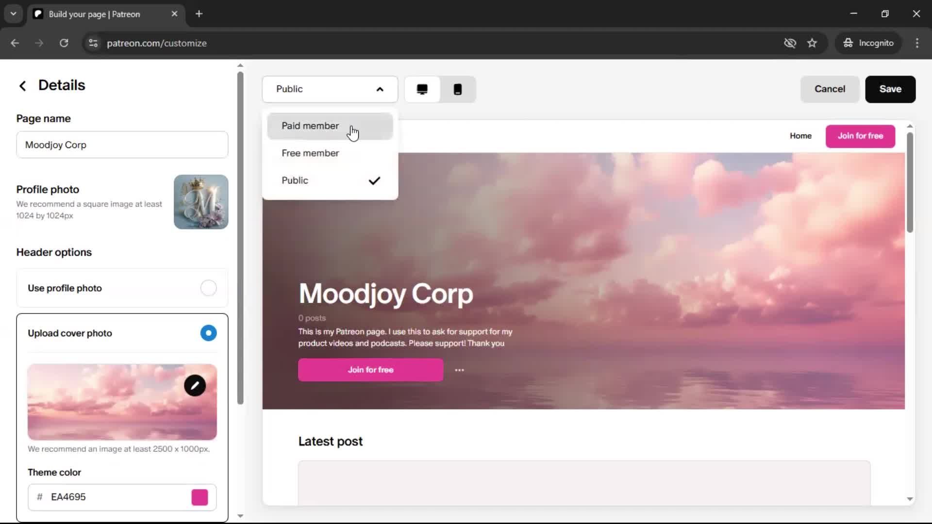 Onboarding on Patreon video thumbnail