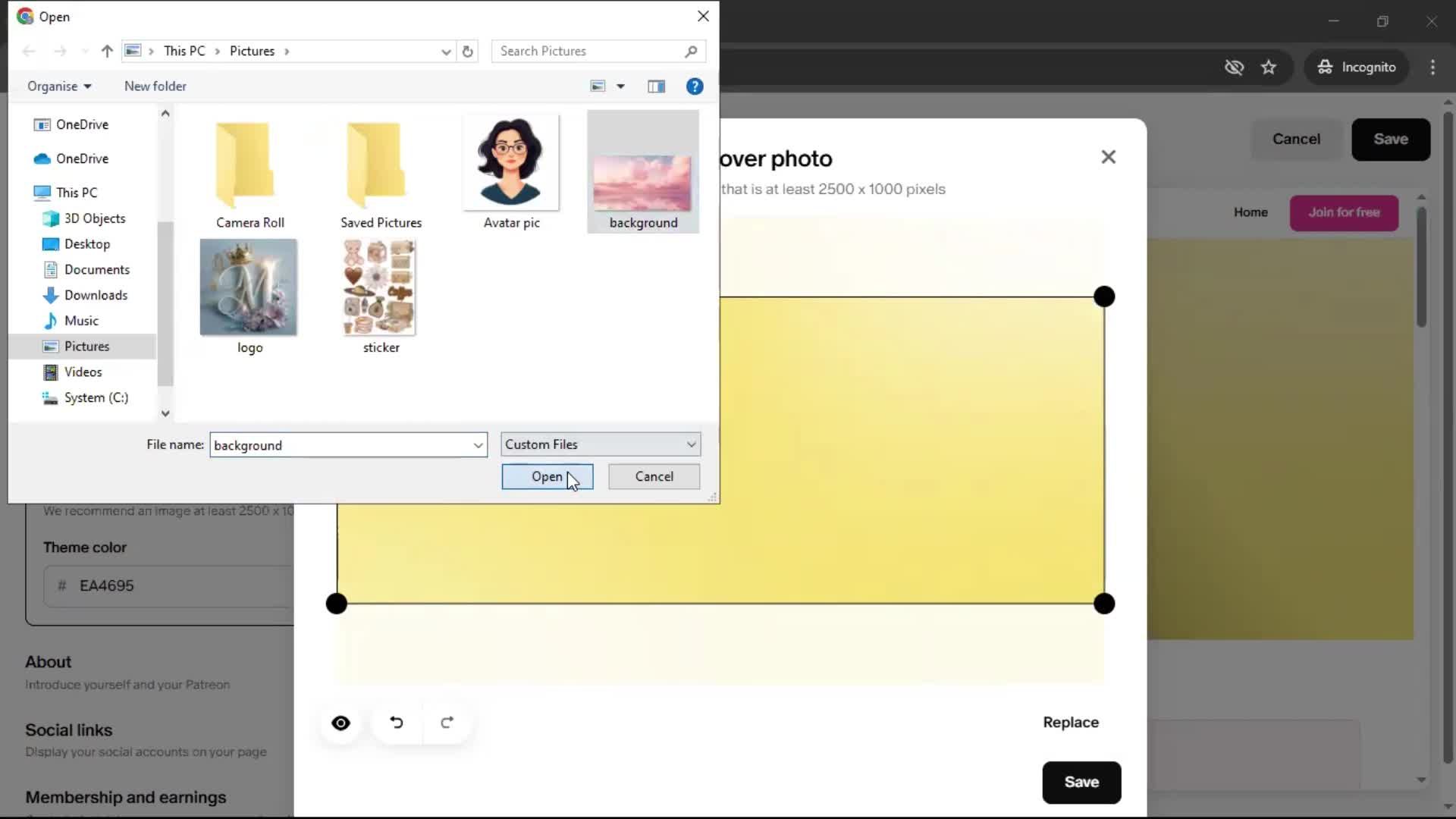 Onboarding screenshot