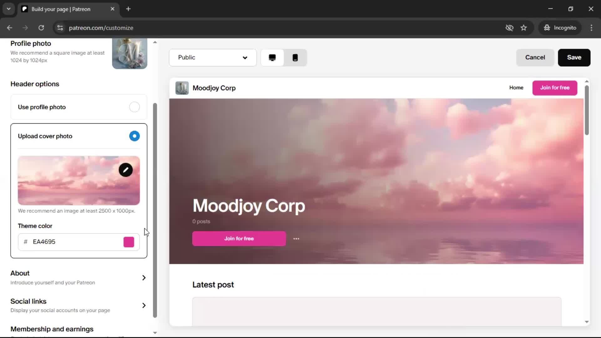 Onboarding screenshot