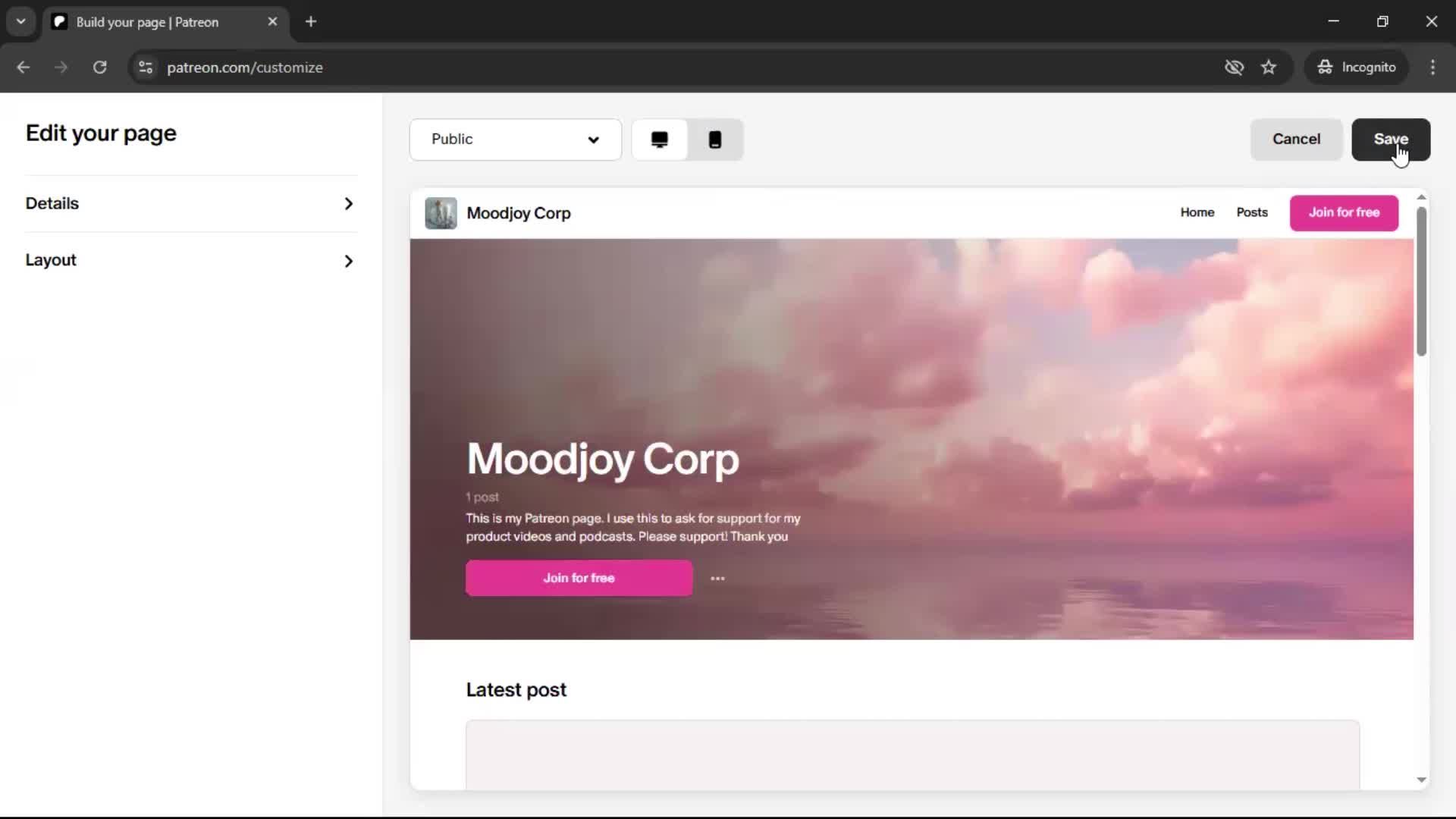Onboarding screenshot