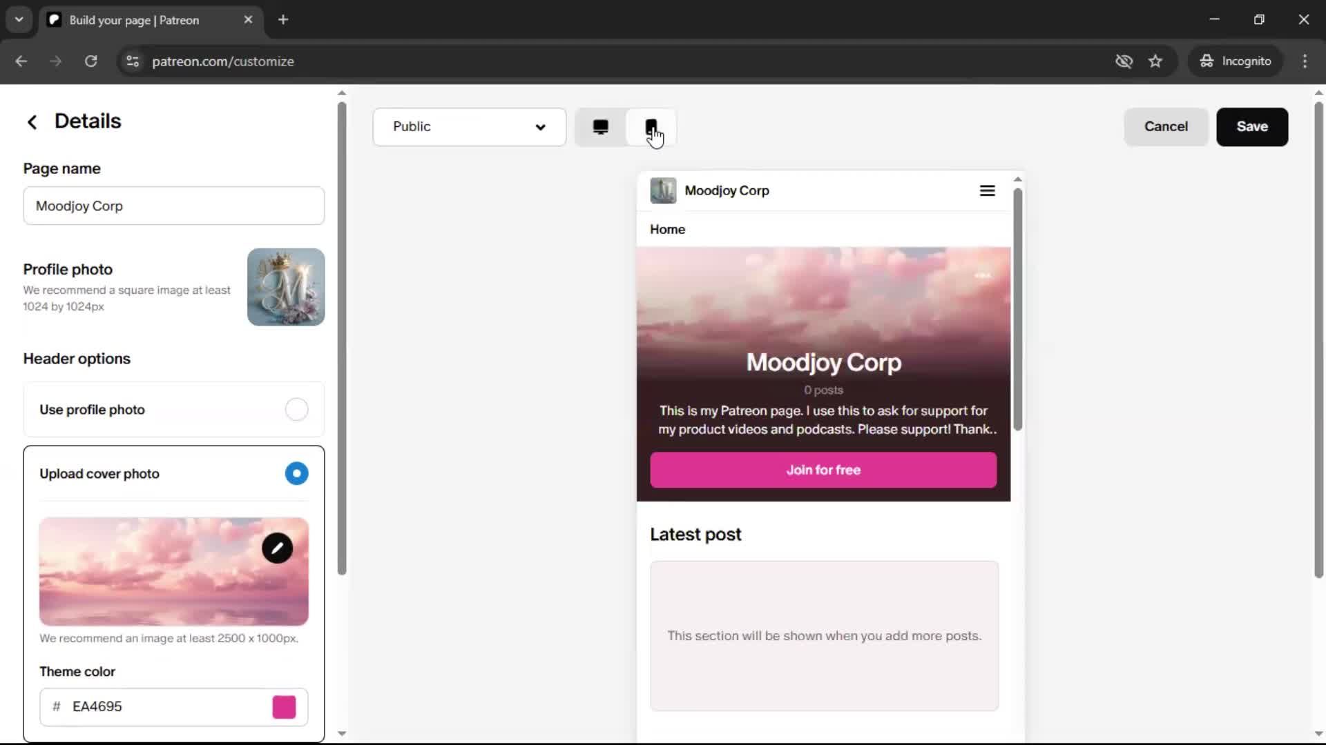 Onboarding screenshot
