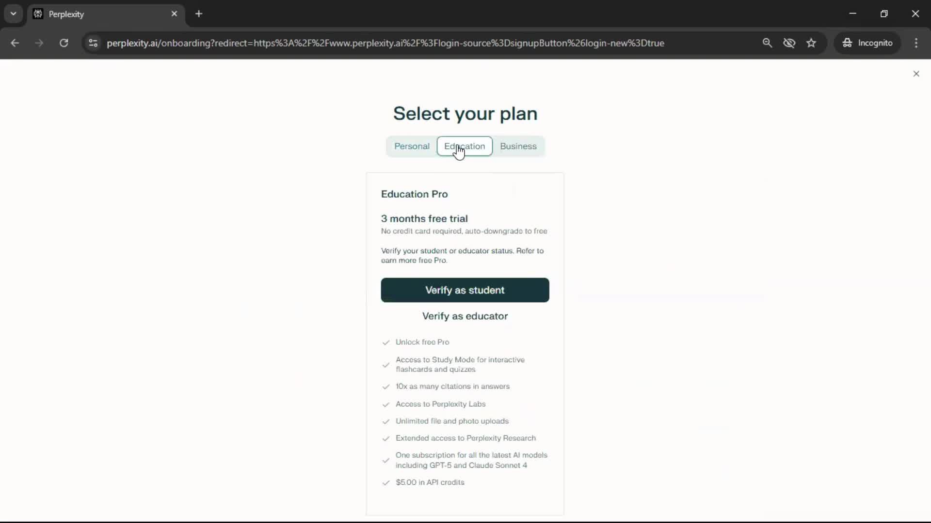 Onboarding screenshot