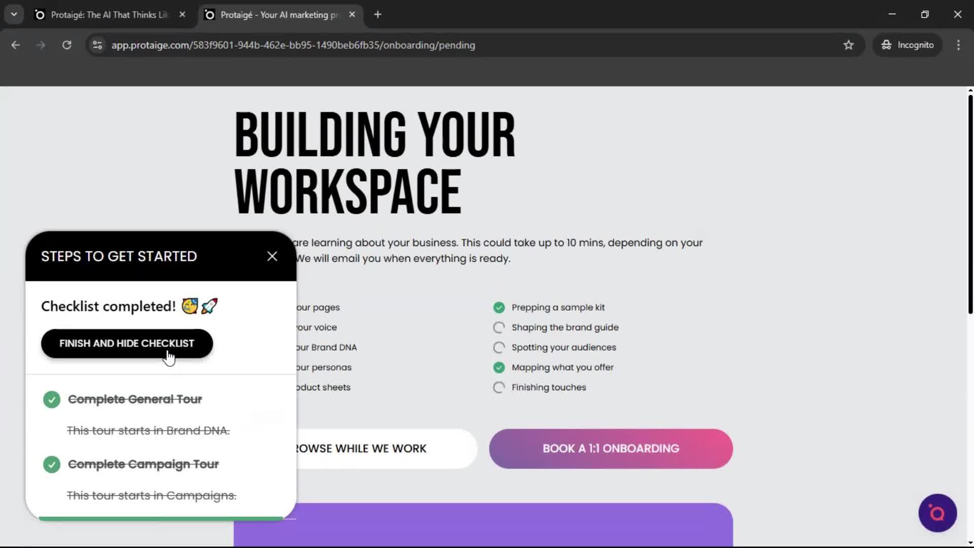 Onboarding screenshot
