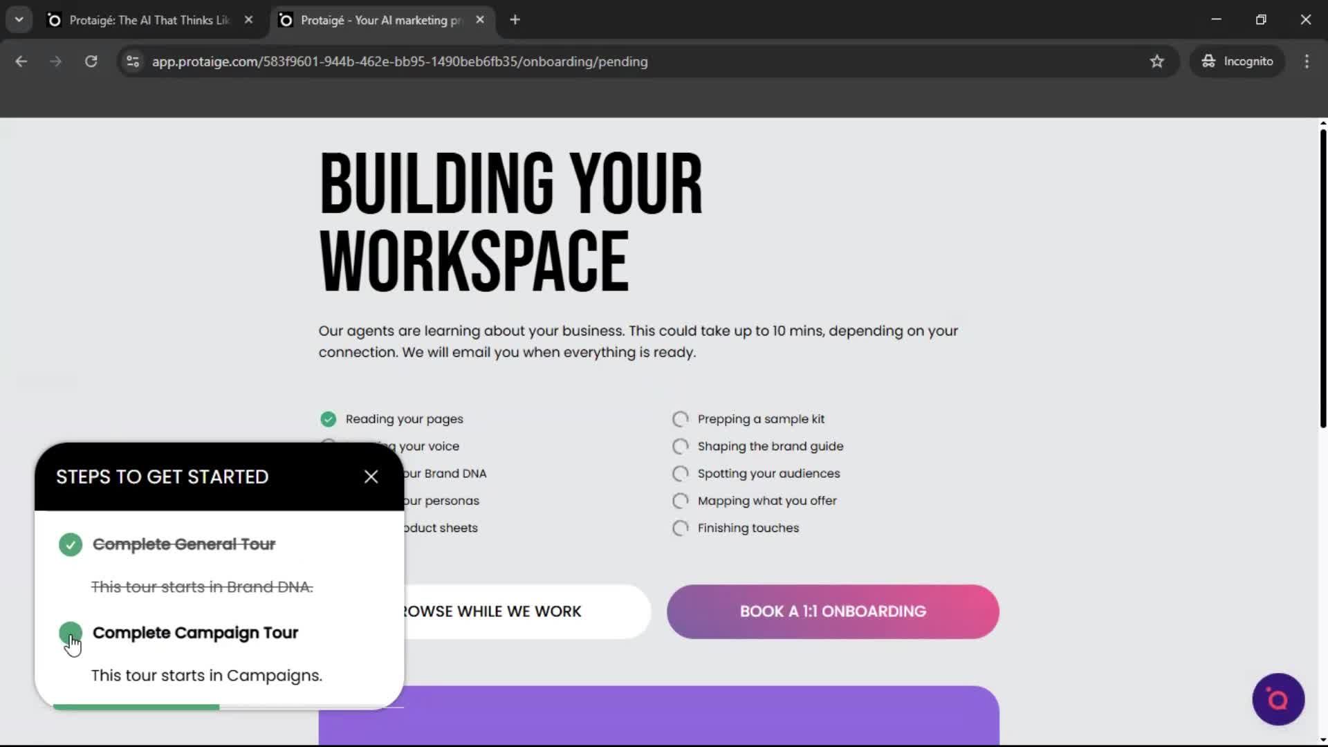 Onboarding screenshot