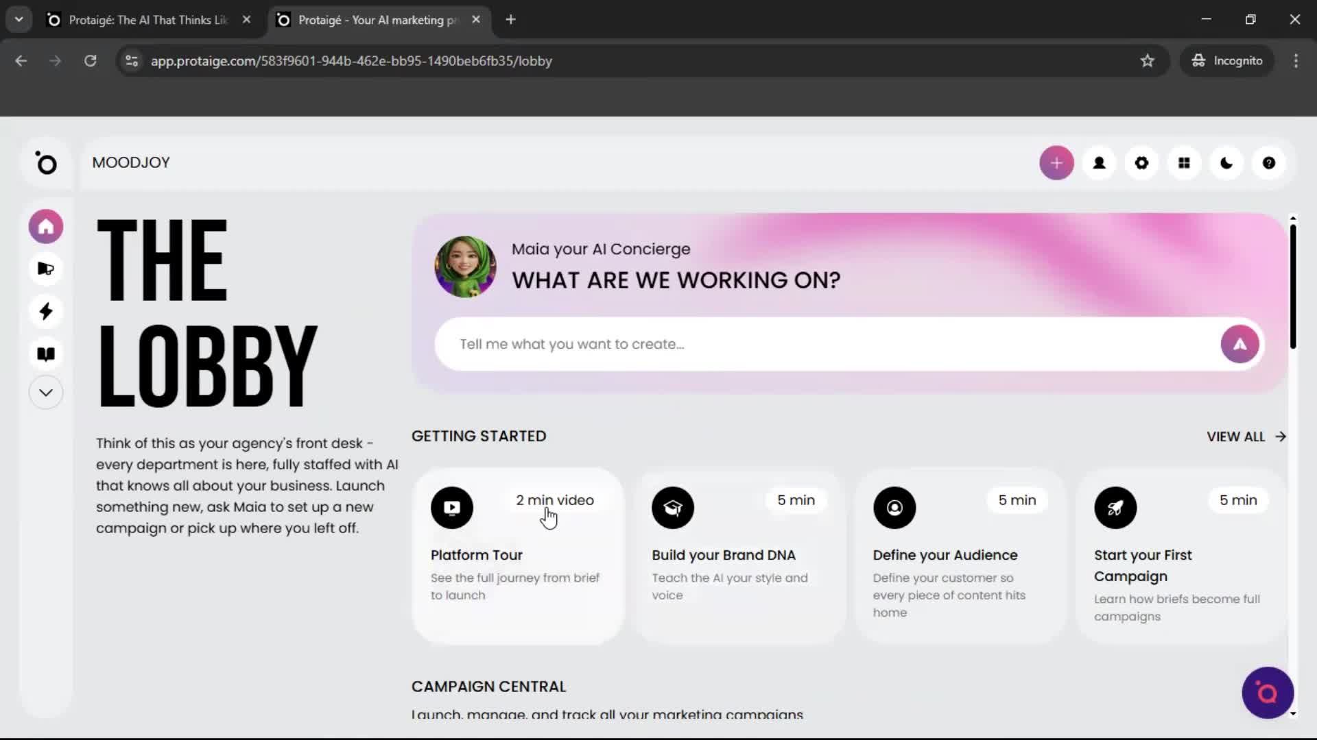 Onboarding screenshot
