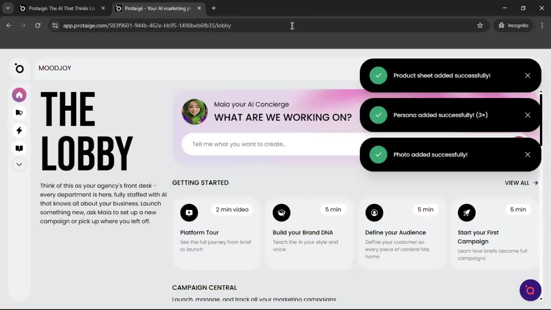 Onboarding screenshot