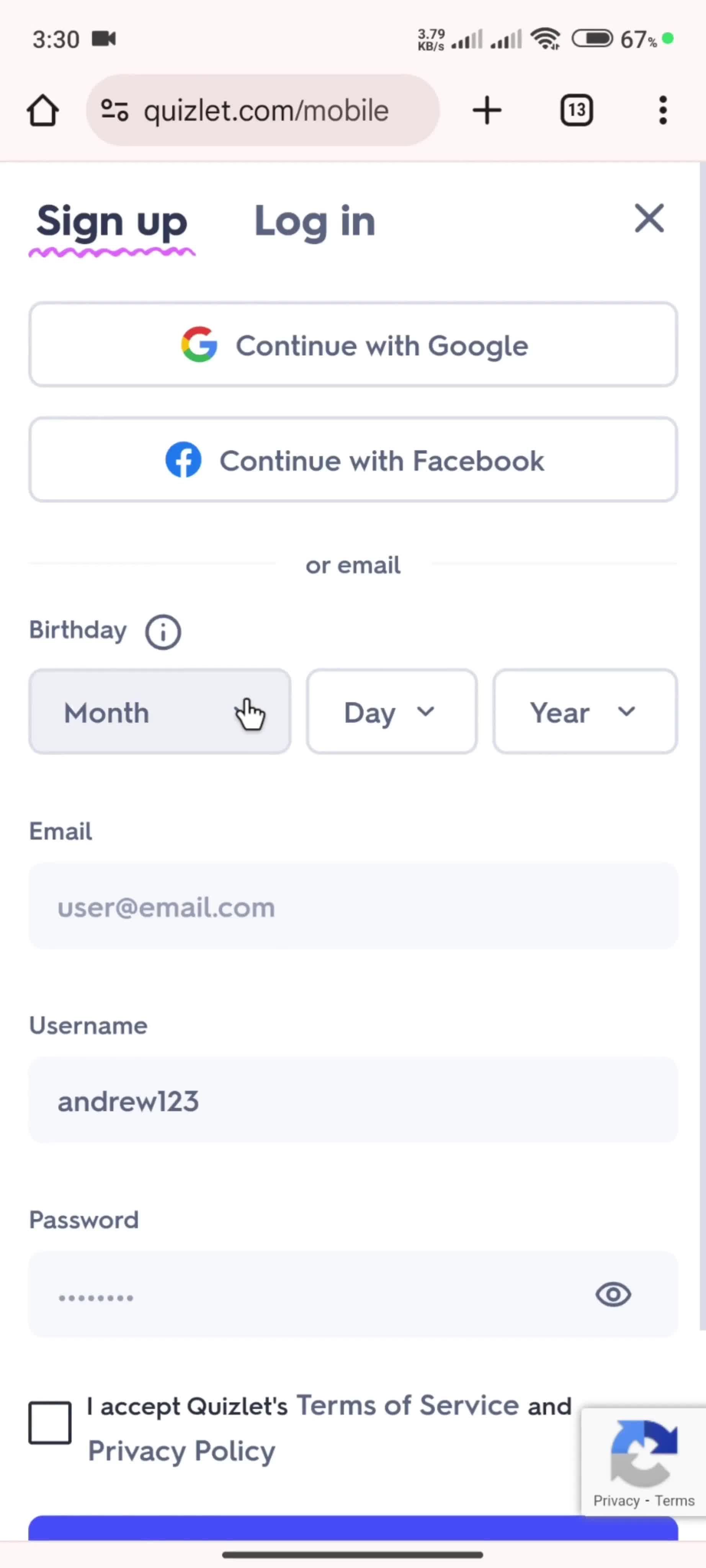 Onboarding screenshot