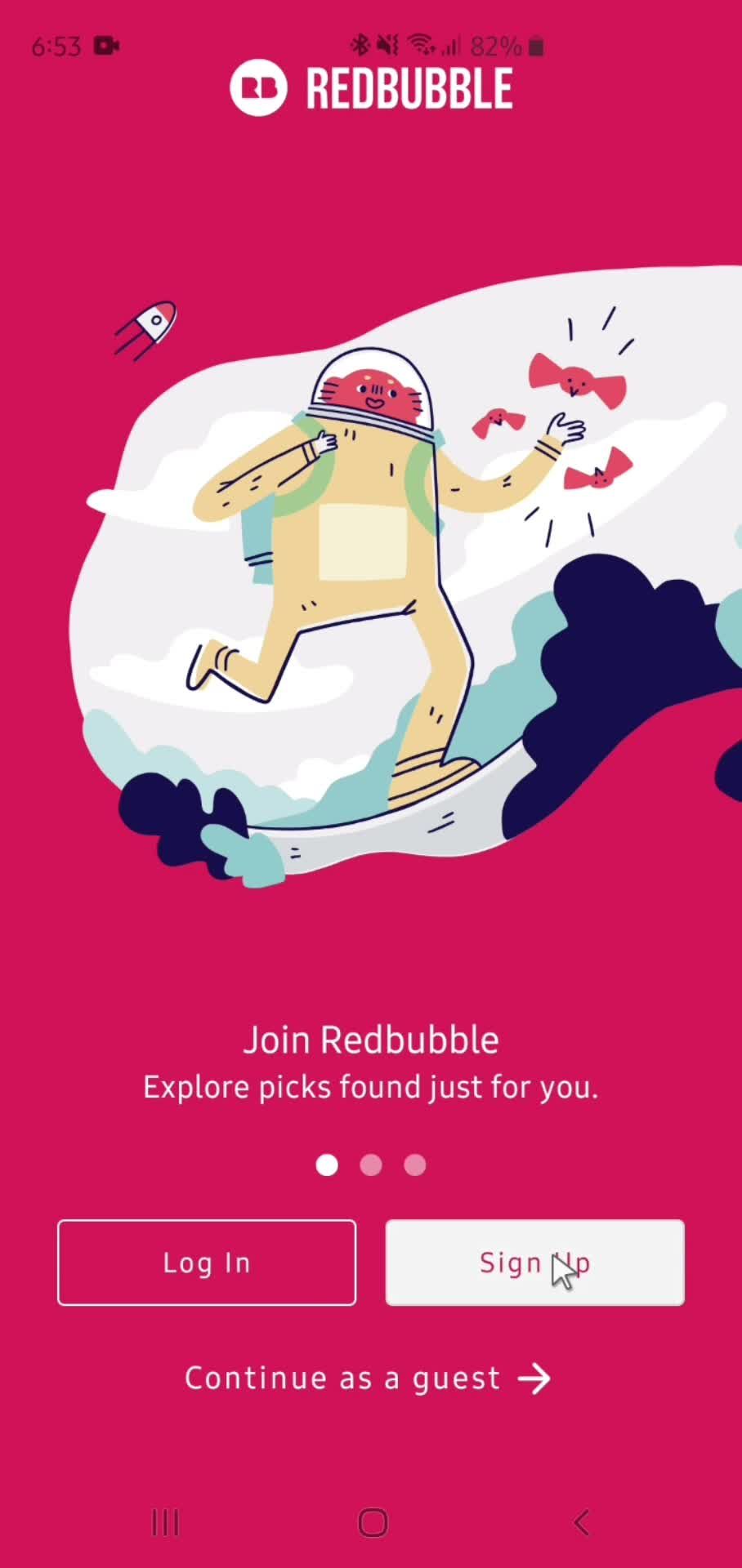 Onboarding screenshot