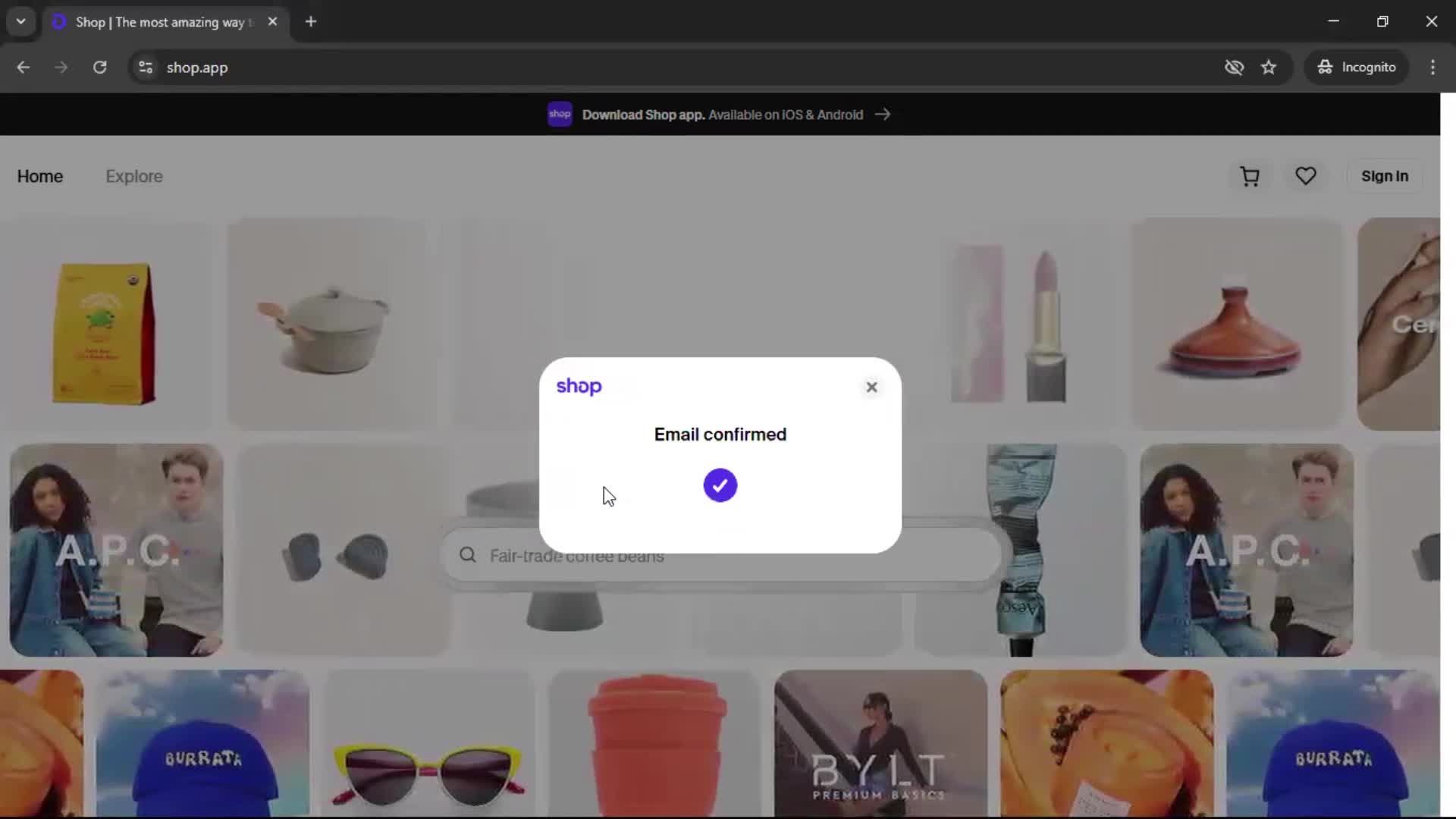 Onboarding screenshot