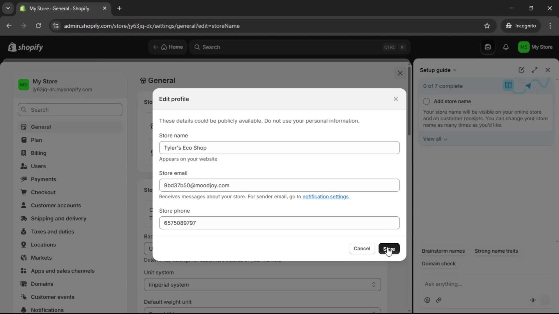 Onboarding screenshot