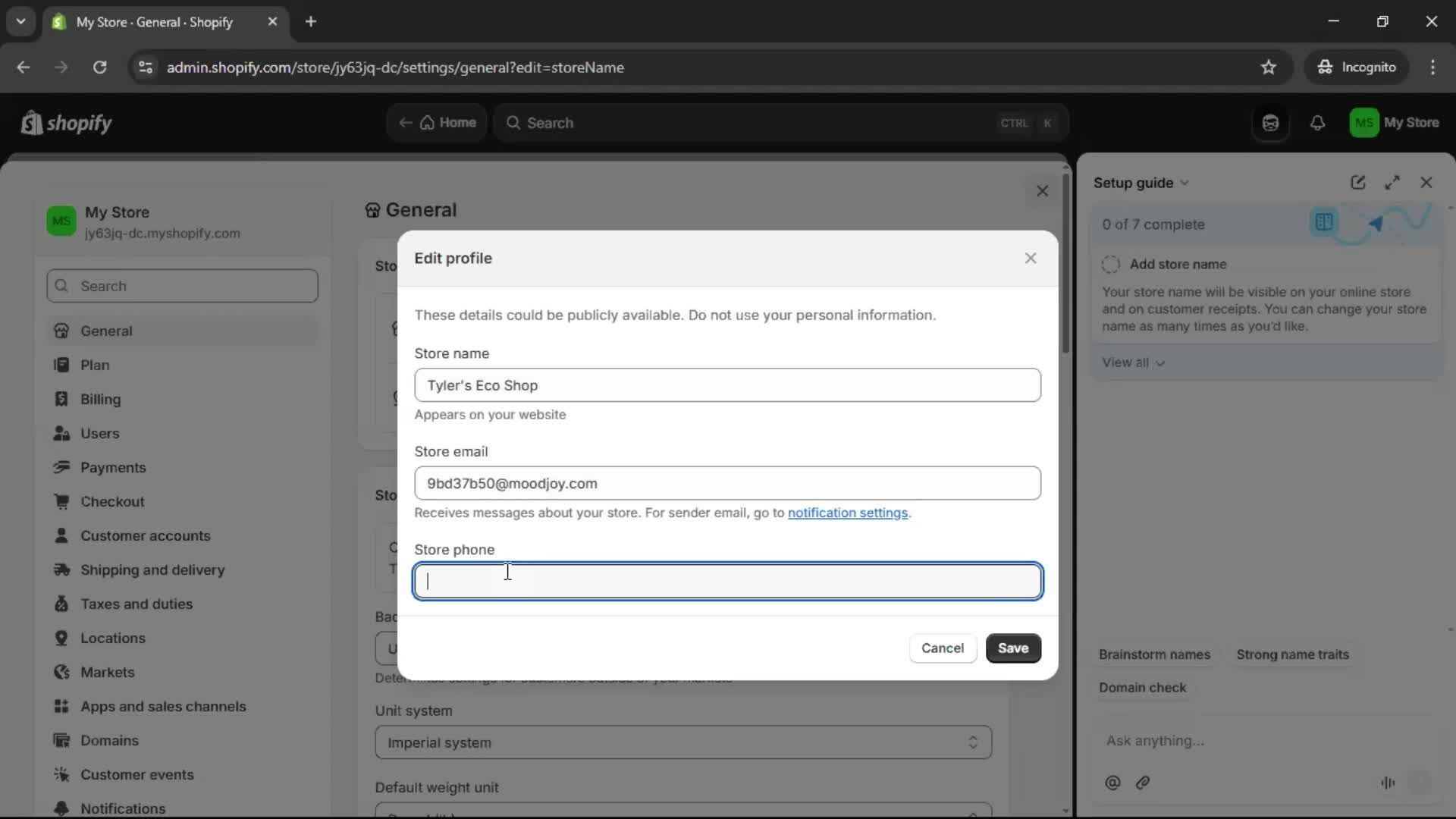 Onboarding screenshot