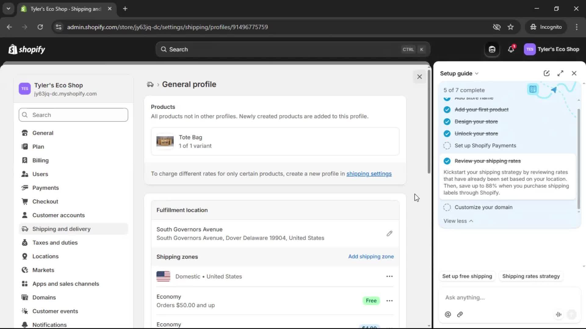 Onboarding screenshot