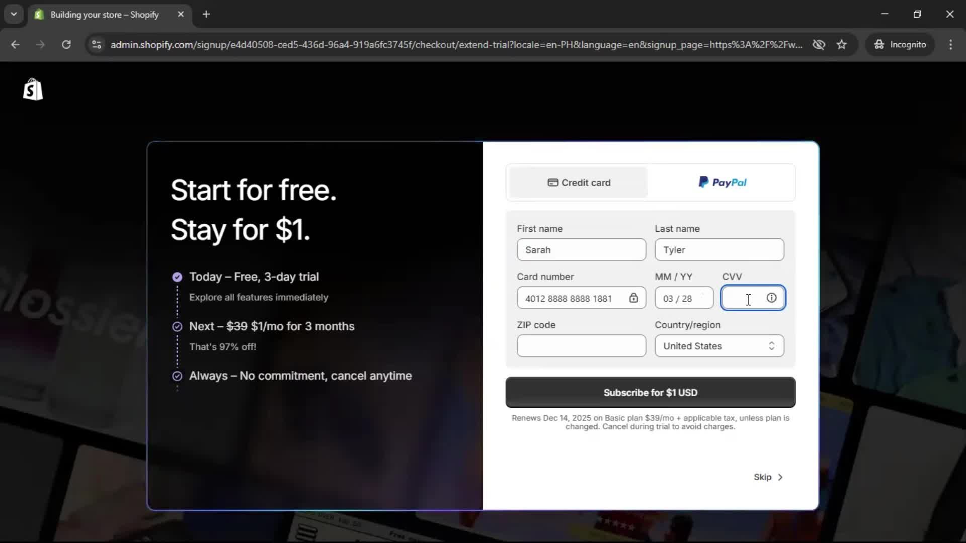 Onboarding screenshot
