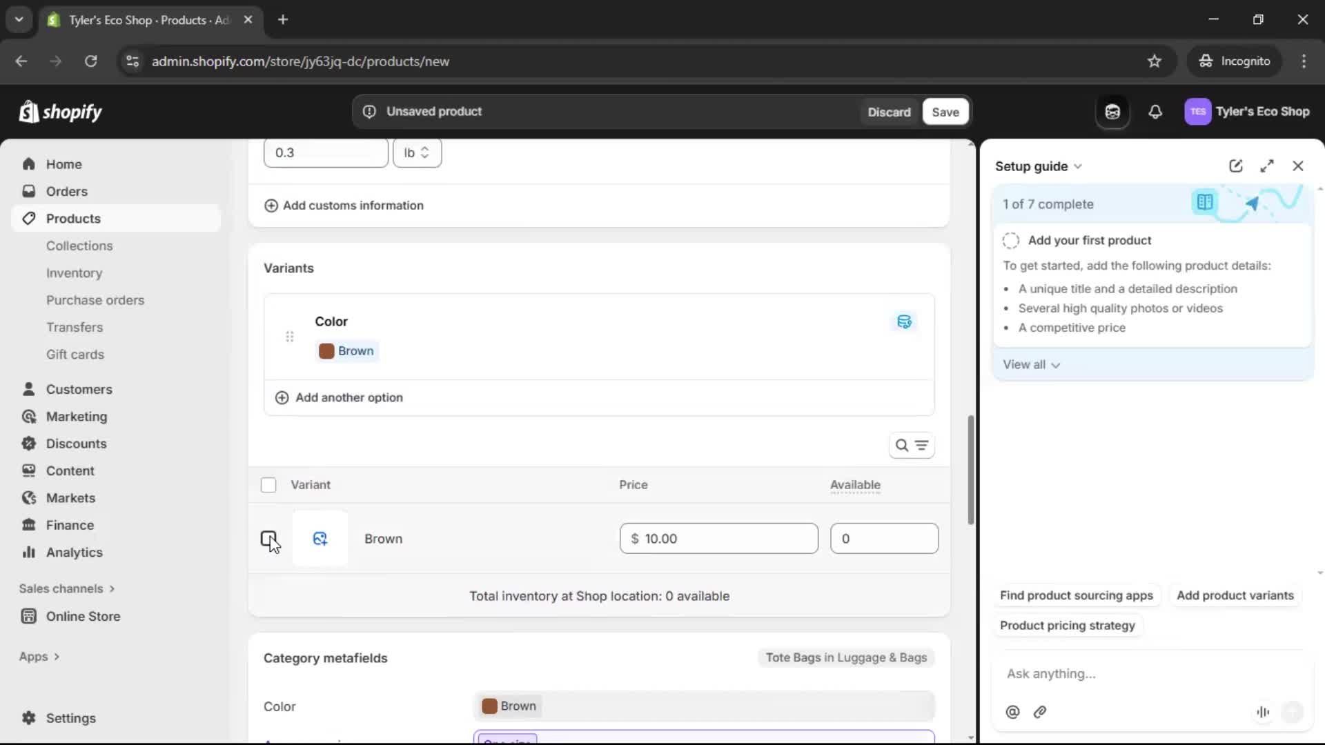 Onboarding screenshot