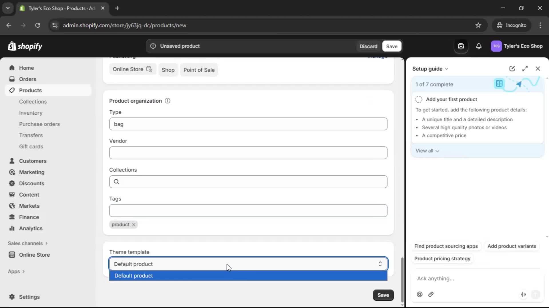 Onboarding screenshot