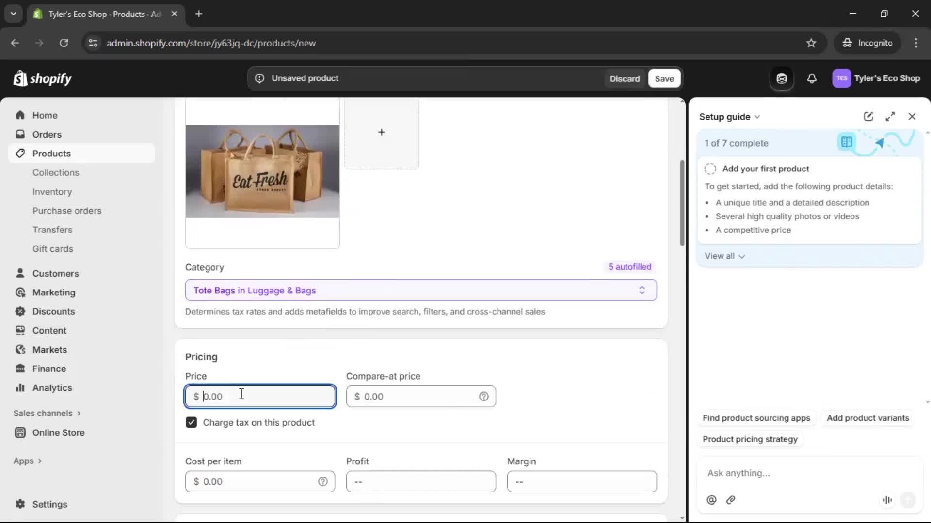 Onboarding screenshot