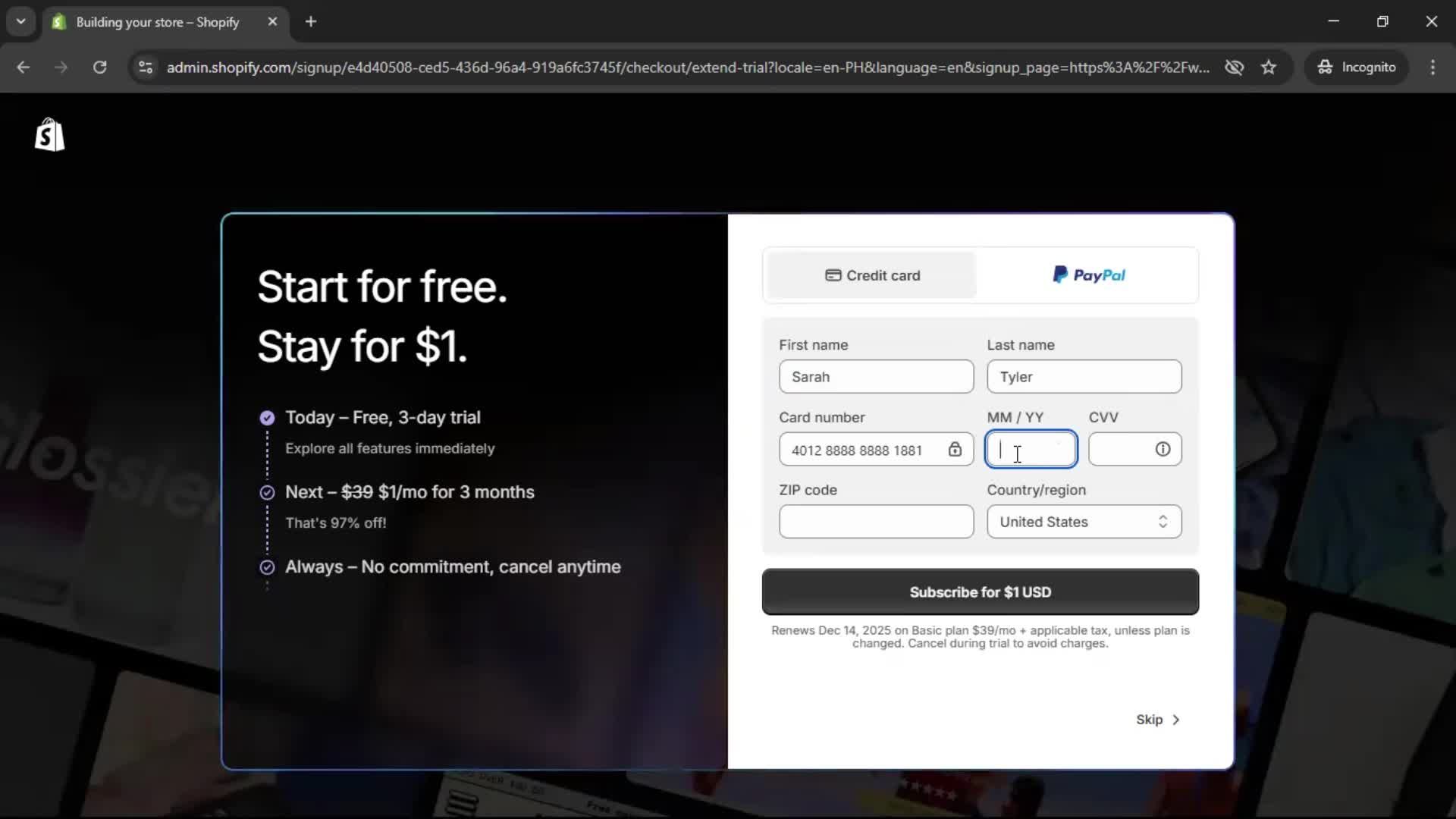 Onboarding screenshot
