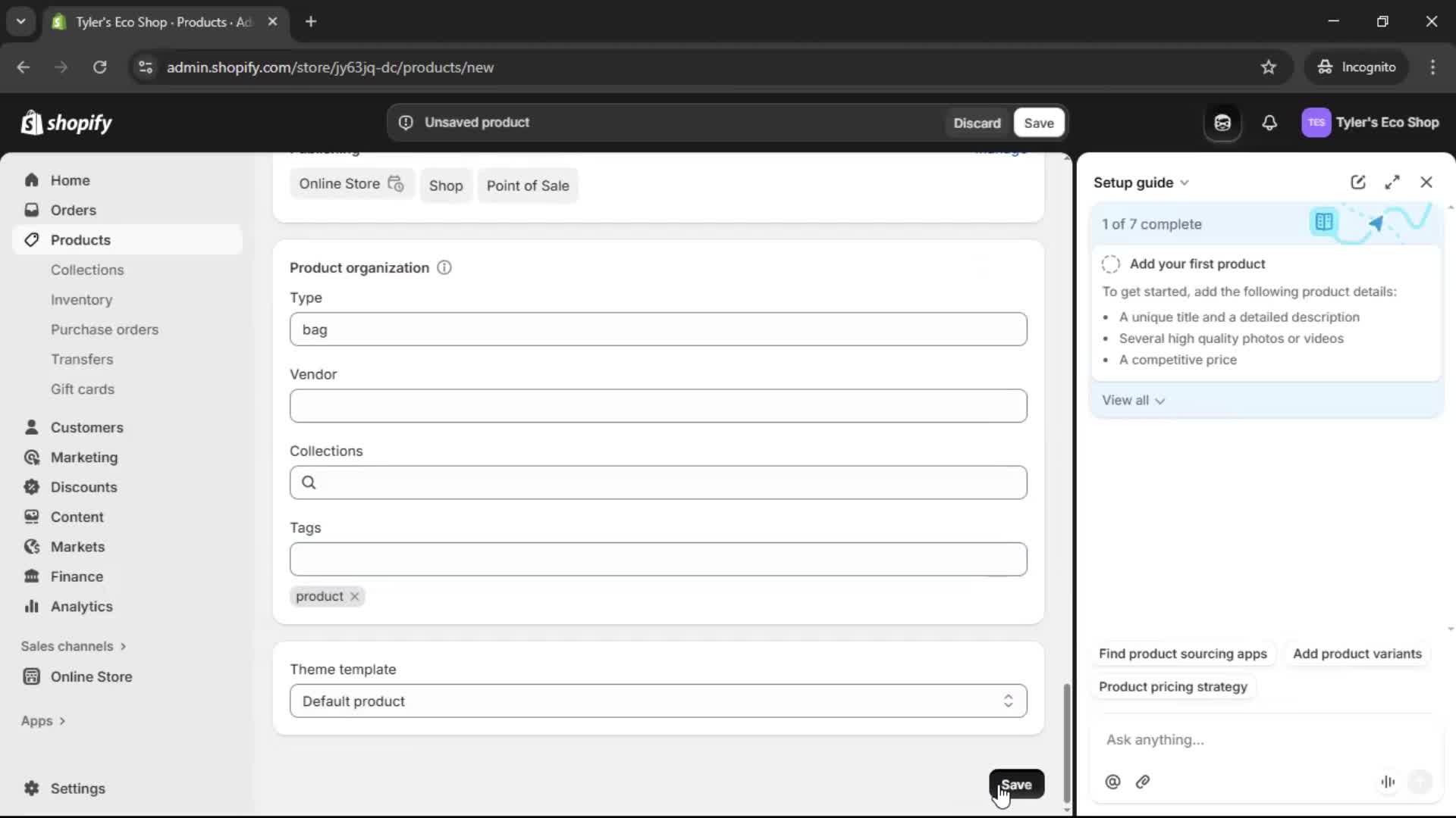 Onboarding screenshot