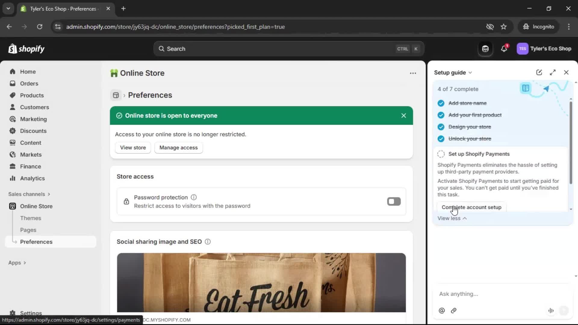 Onboarding screenshot