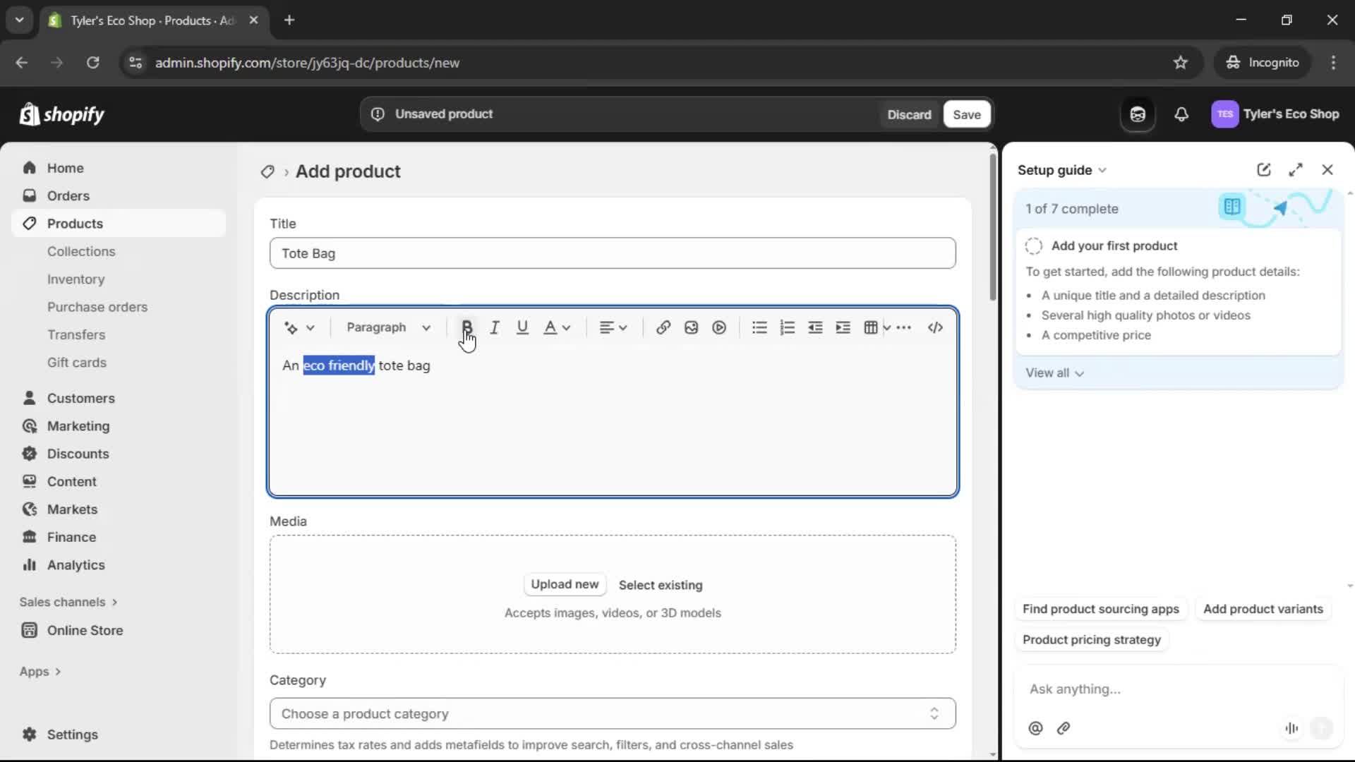 Onboarding screenshot