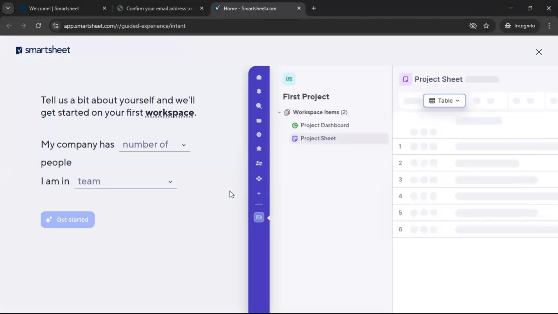 Onboarding screenshot