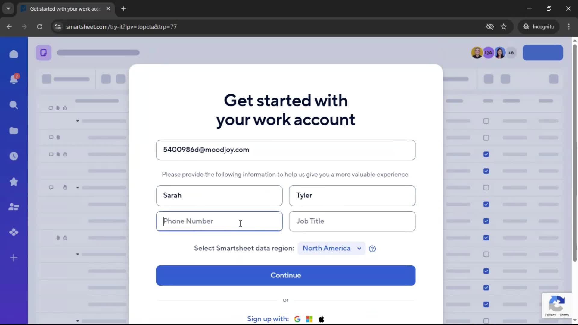 Onboarding screenshot