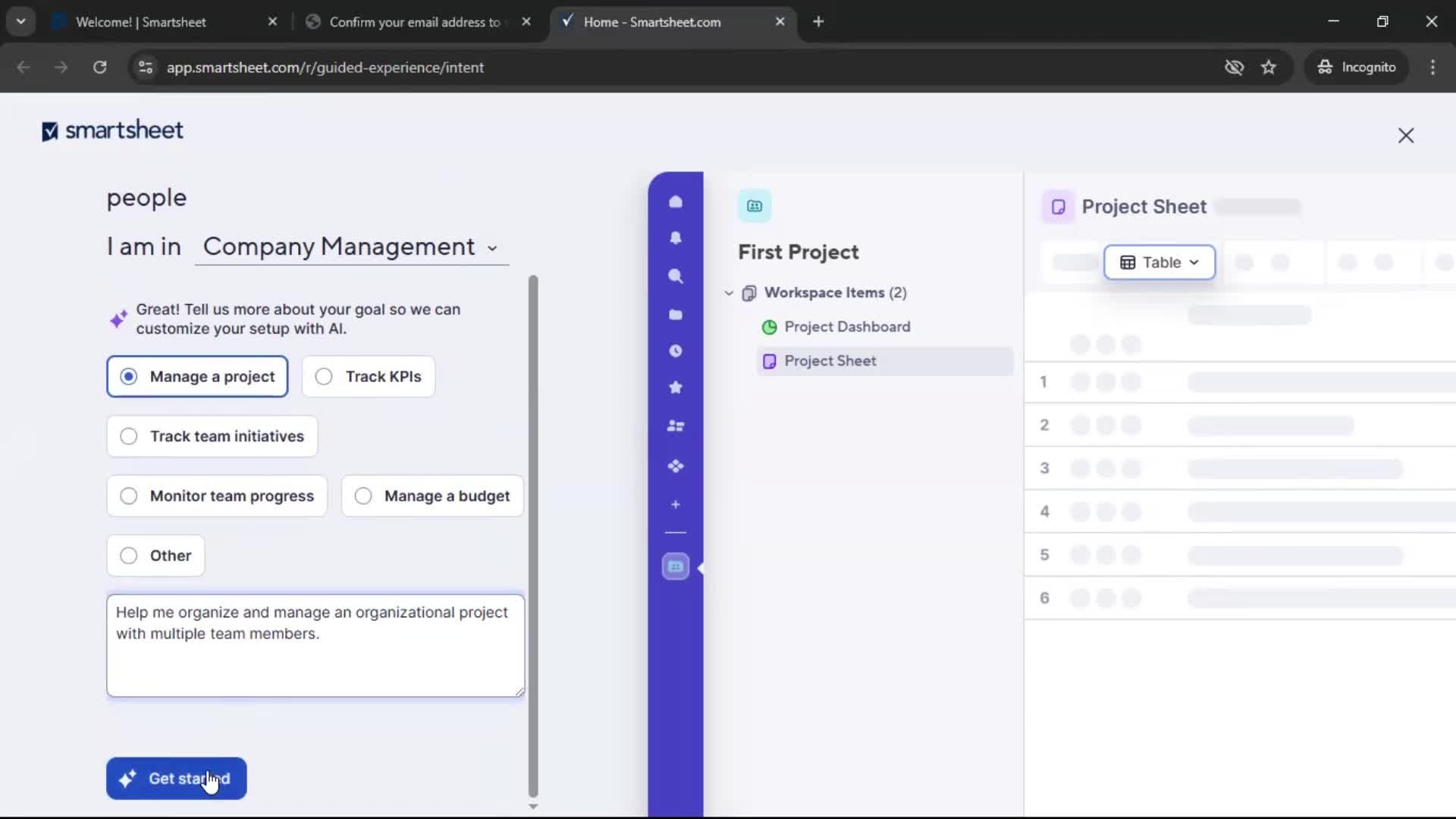 Onboarding screenshot