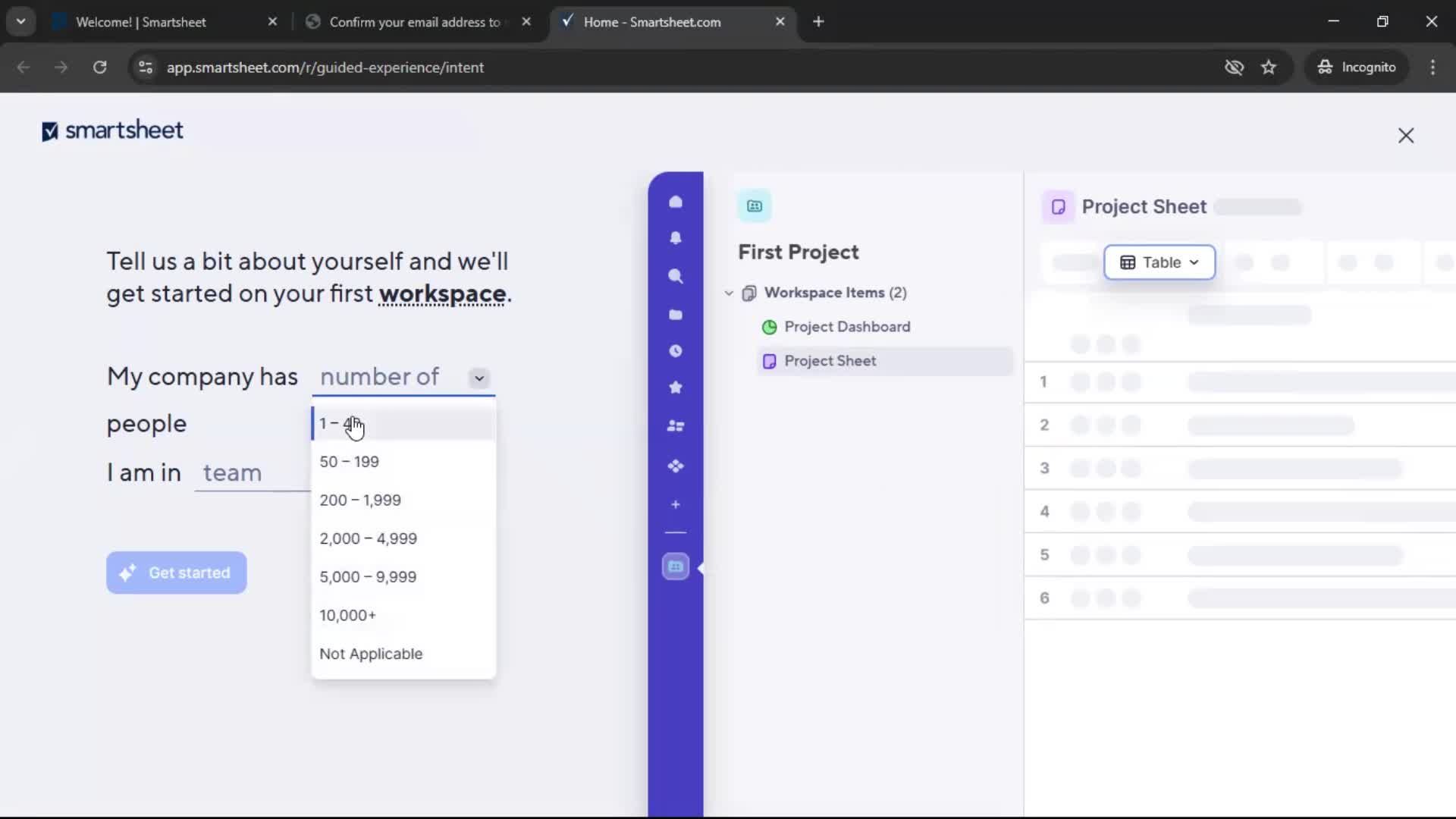 Onboarding screenshot