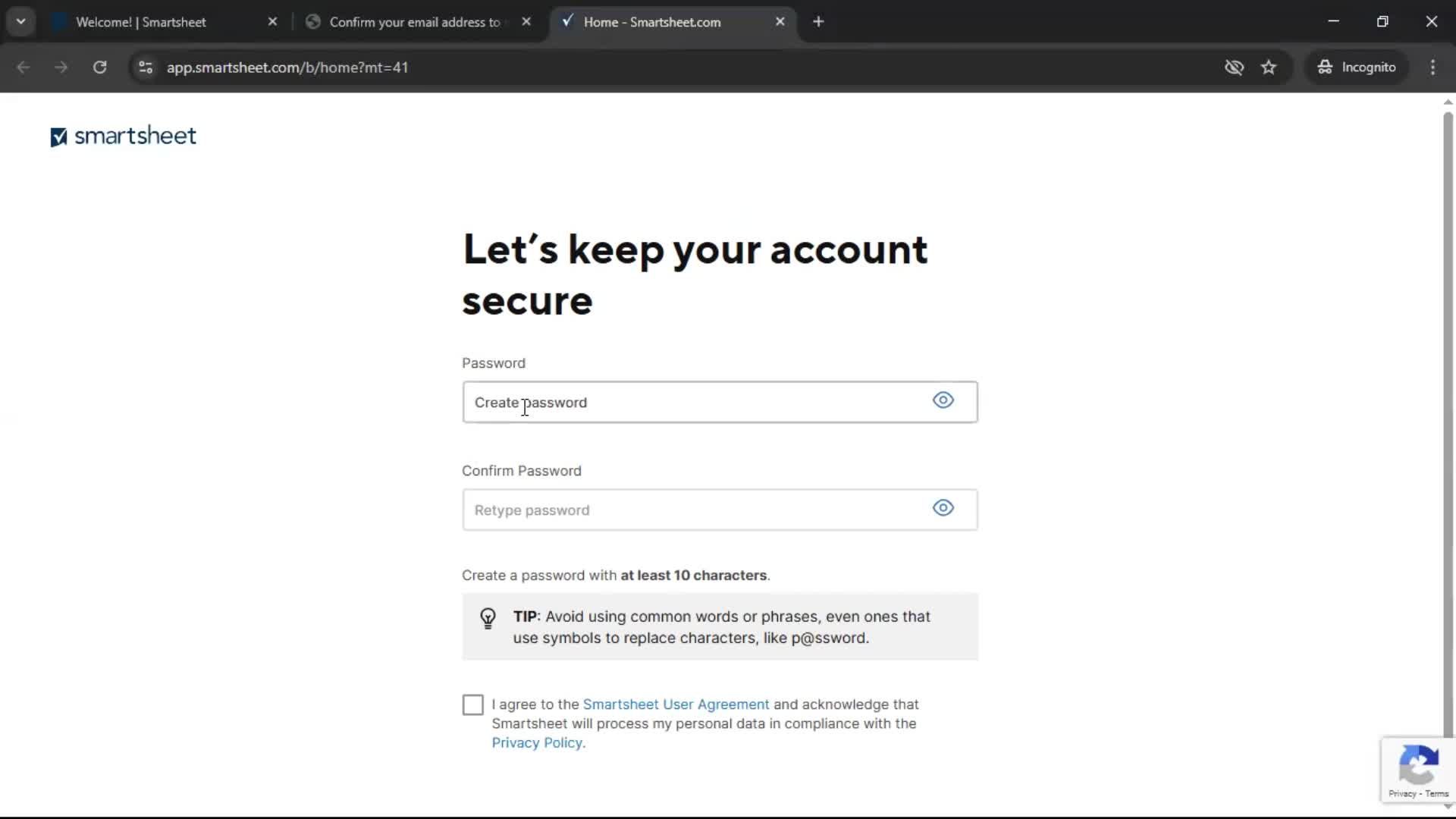Onboarding screenshot