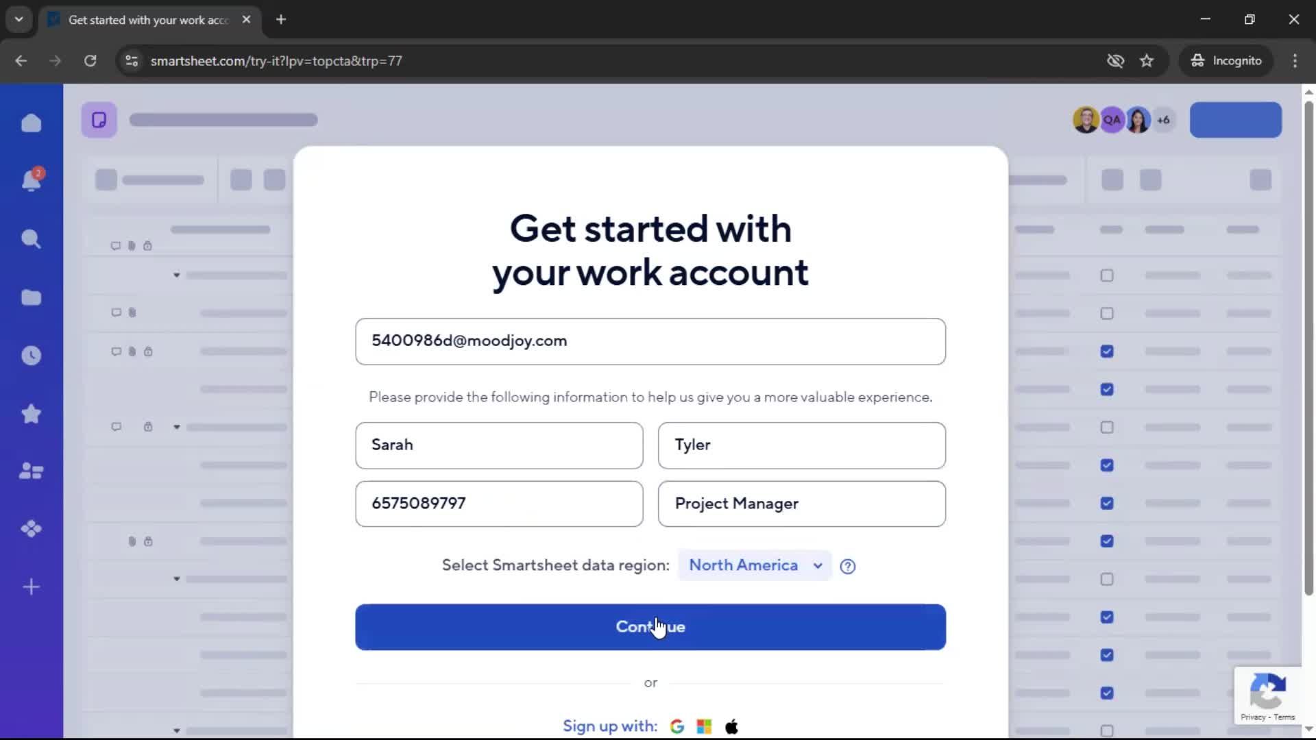 Onboarding screenshot
