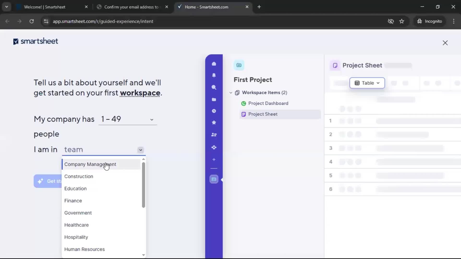 Onboarding screenshot