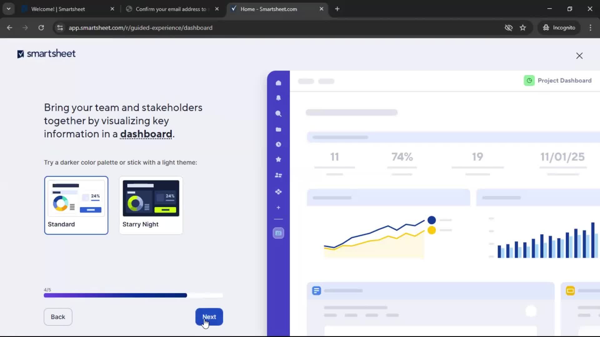 Onboarding screenshot