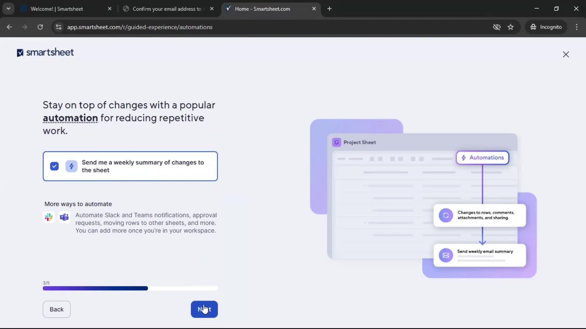 Onboarding screenshot