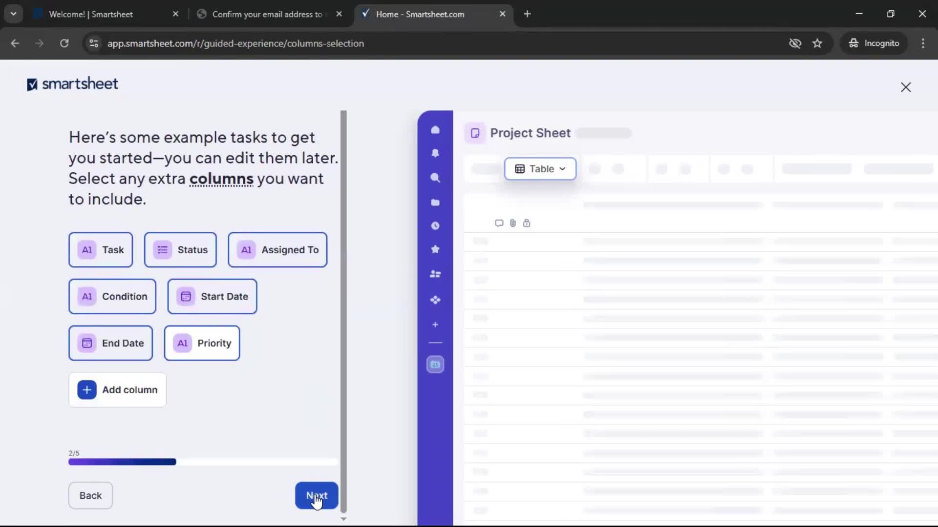 Onboarding screenshot