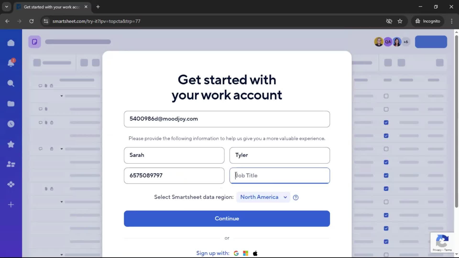 Onboarding screenshot