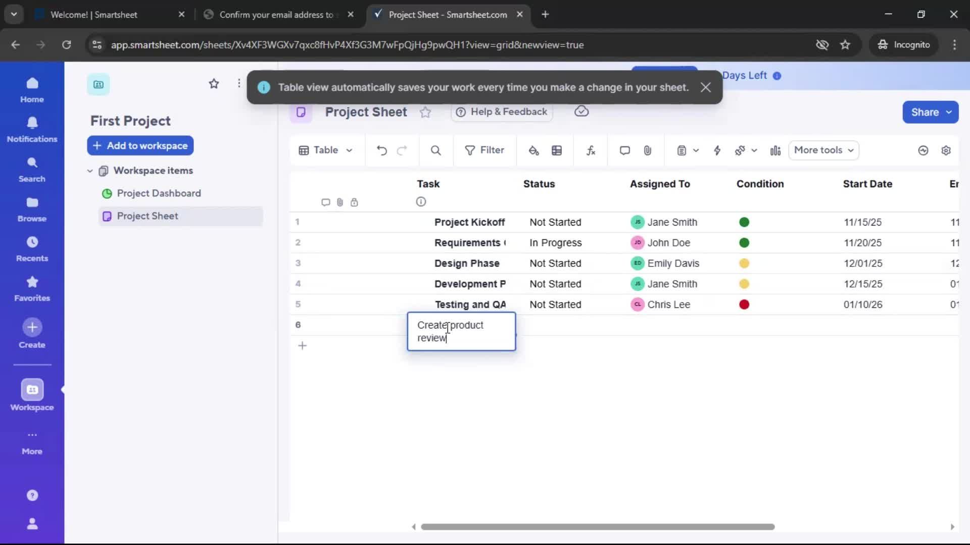 Onboarding screenshot