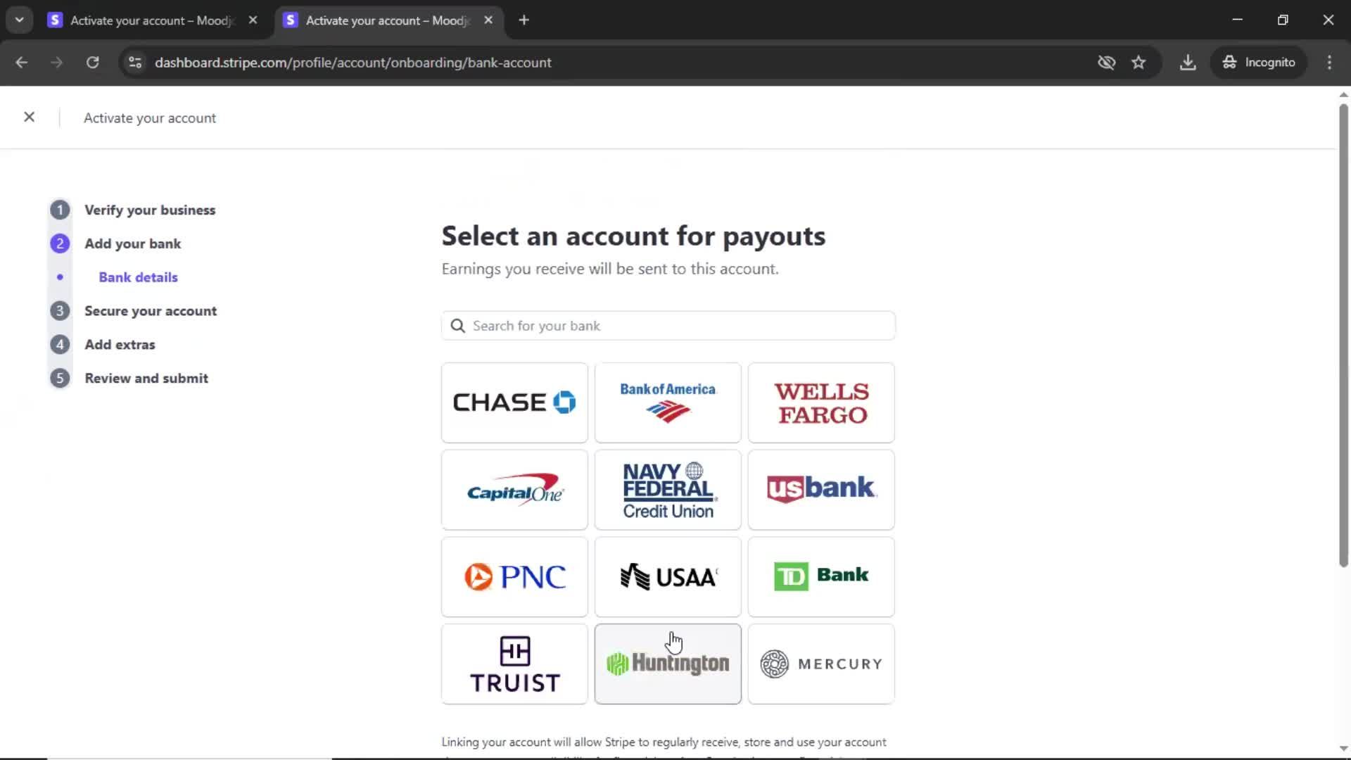 Onboarding screenshot