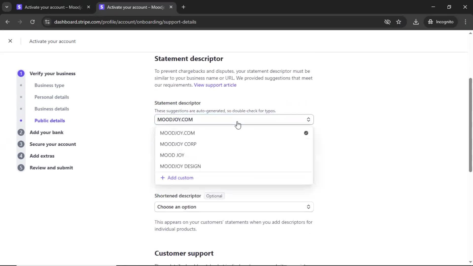Onboarding screenshot