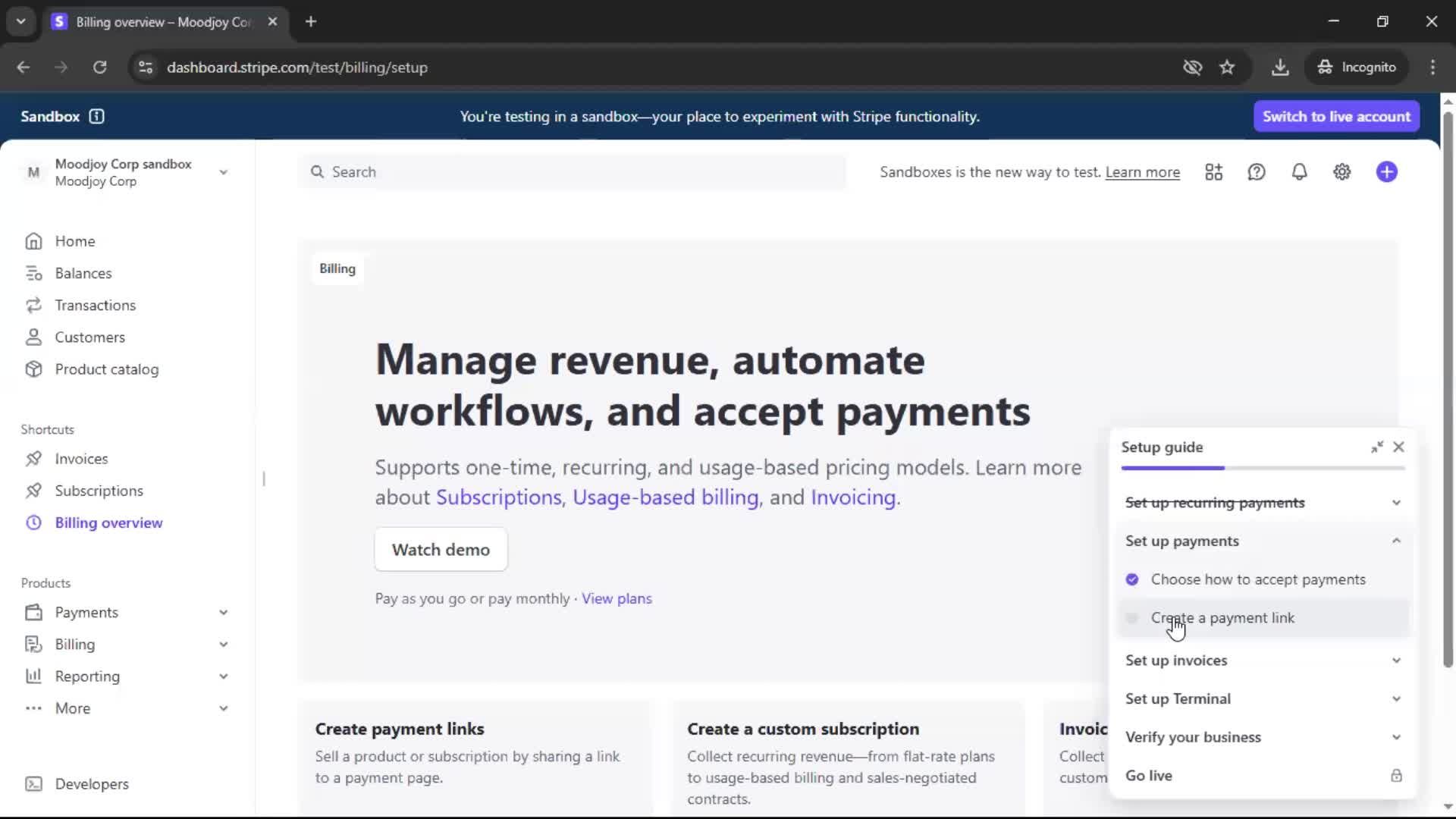 Onboarding screenshot