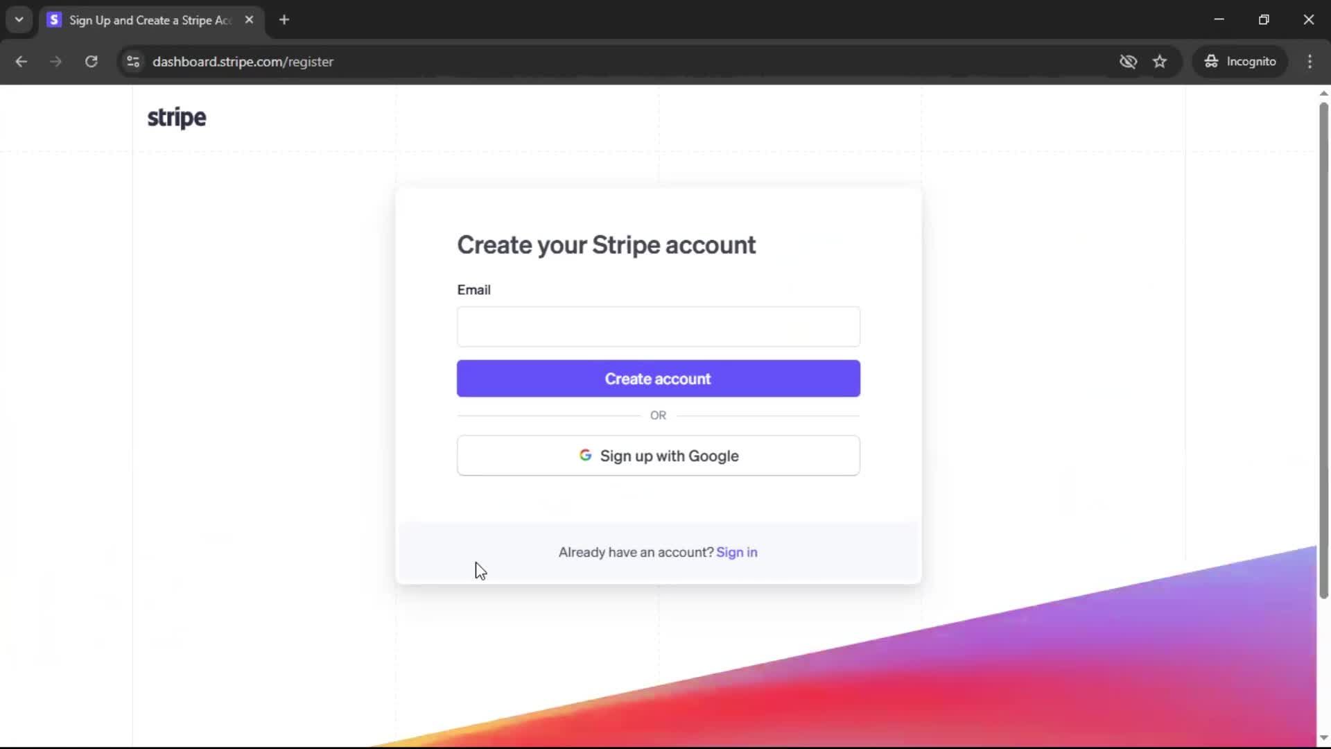 Onboarding on Stripe video thumbnail
