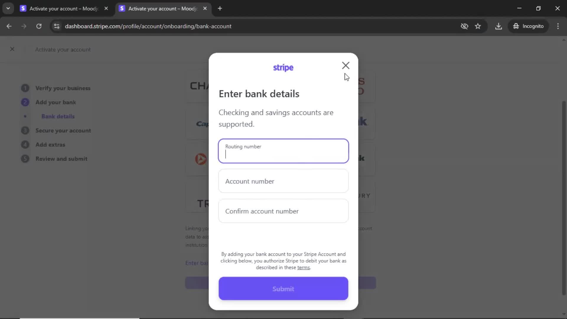 Onboarding screenshot