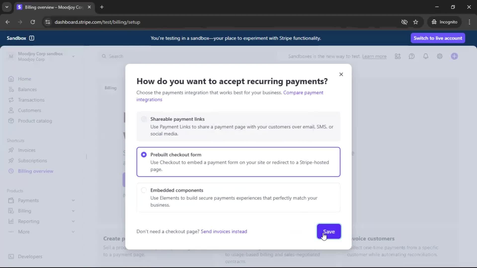 Onboarding screenshot