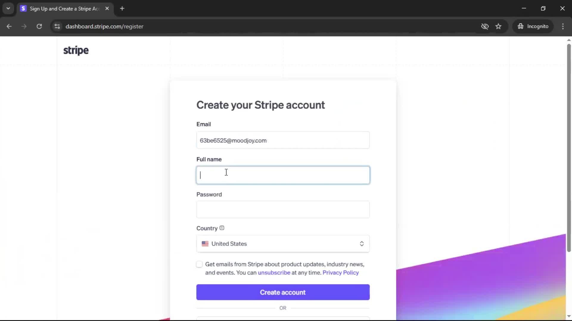 Onboarding on Stripe video thumbnail