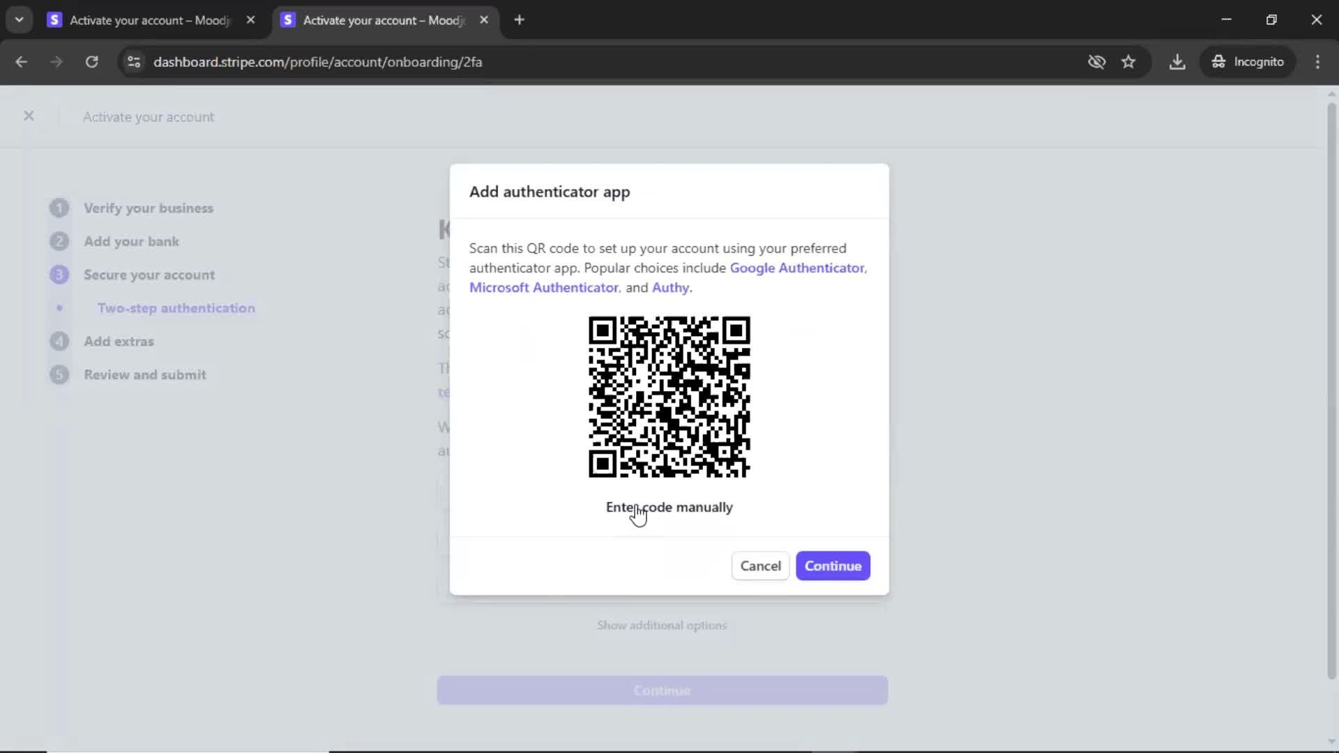 Onboarding screenshot