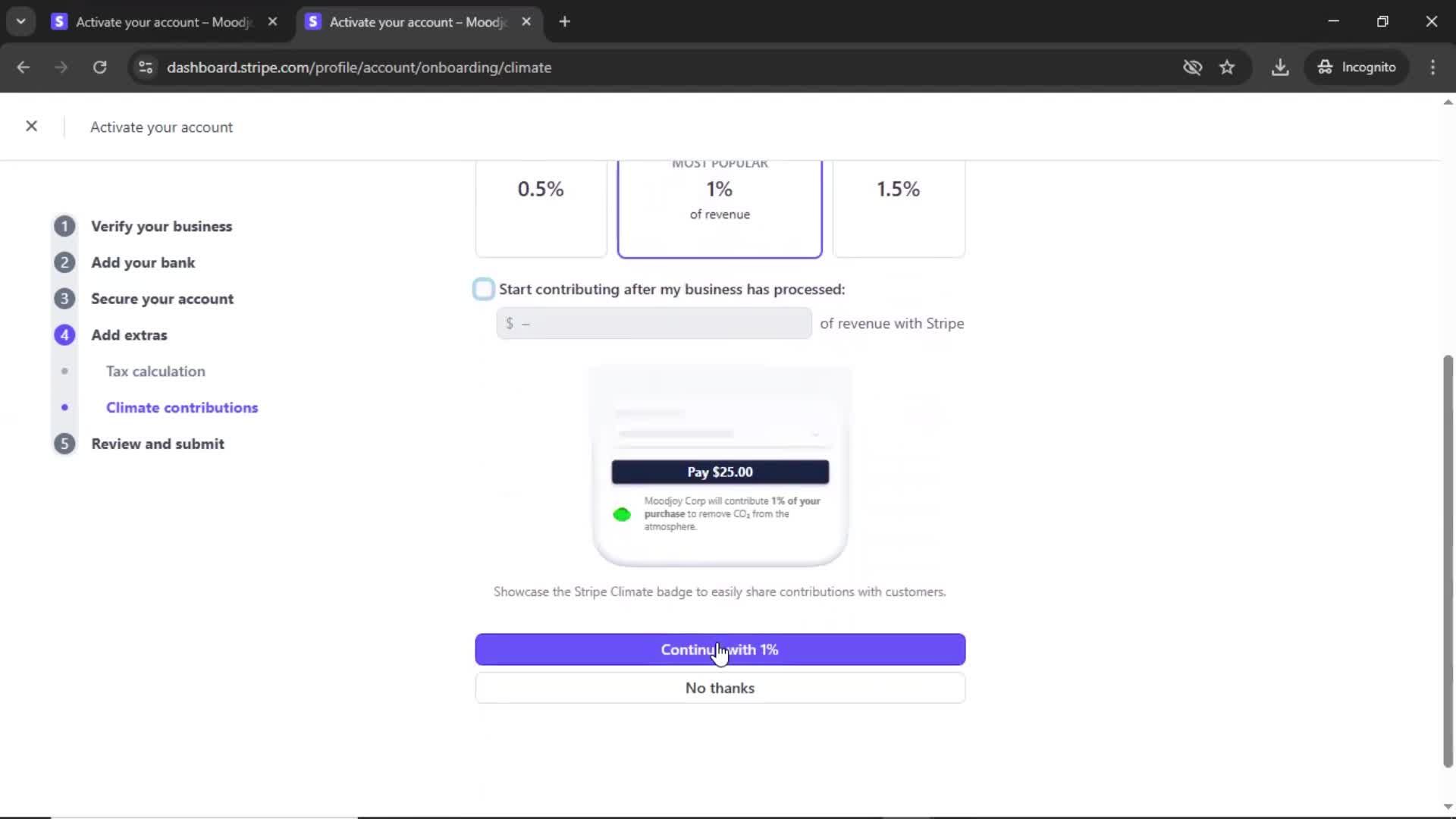 Onboarding screenshot