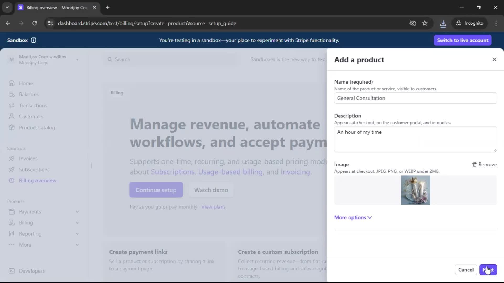 Onboarding screenshot