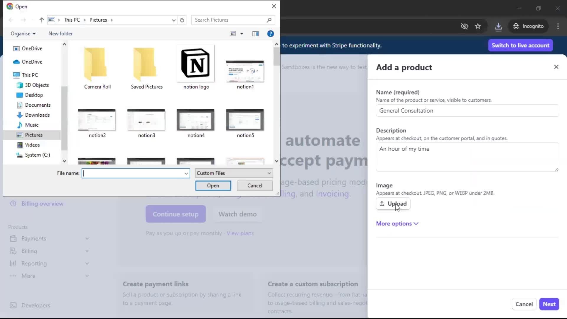 Onboarding screenshot